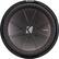 Front. KICKER - CompR 15" Dual-Voice-Coil 2-Ohm Subwoofer - Black.