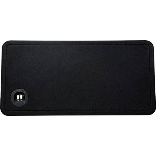 Back. KICKER - CompR Dual 10" Dual-Voice-Coil 2-Ohm Subwoofers with Enclosure - Black.