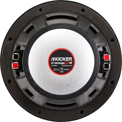 Back View: KICKER - CompRT 6.75" Dual-Voice-Coil 2-Ohms Subwoofer - Black