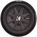 Front. KICKER - CompRT 12" Dual-Voice-Coil 1-Ohm Subwoofer - Black.