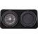 Front. KICKER - CompRT 10" Dual-Voice-Coil 4-Ohm Loaded Subwoofer Enclosure - Black.