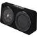 Left. KICKER - CompRT 12" Dual-Voice-Coil 4-Ohm Loaded Subwoofer Enclosure - Black.