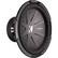 Angle. KICKER - CompR 12" Dual-Voice-Coil 4-Ohm Subwoofer - Black.