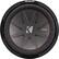 Front. KICKER - CompR 12" Dual-Voice-Coil 4-Ohm Subwoofer - Black.