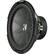 Left. KICKER - CompR 12" Dual-Voice-Coil 4-Ohm Subwoofer - Black.