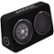 Angle Zoom. KICKER - CompRT 8" Dual-Voice-Coil 4-Ohm Loaded Subwoofer Enclosure - Black.