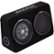 Angle Zoom. KICKER - CompRT 8" Dual-Voice-Coil 2-Ohm Loaded Subwoofer Enclosure - Black.