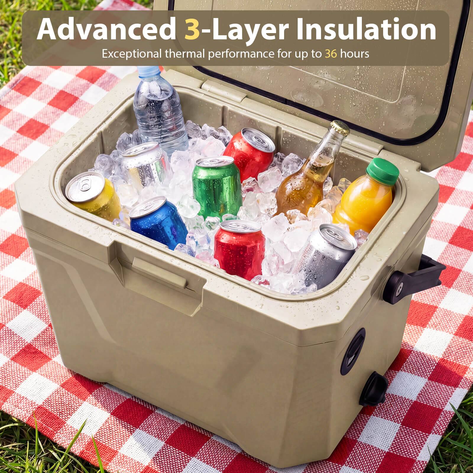 Advanced 3-Layer Insulation  
Exceptional thermal performance for up to 36 hours
