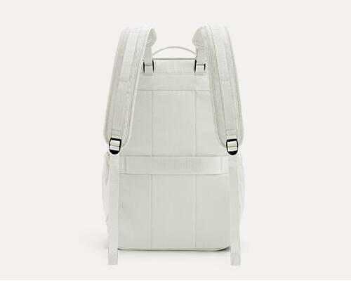 Alt View 5. Bagsmart - Moss 22L Backpack, 180° Full-Opening Work & Commute Daypack with 15.6" Laptop Sleeve for Daily Use - Dew White.