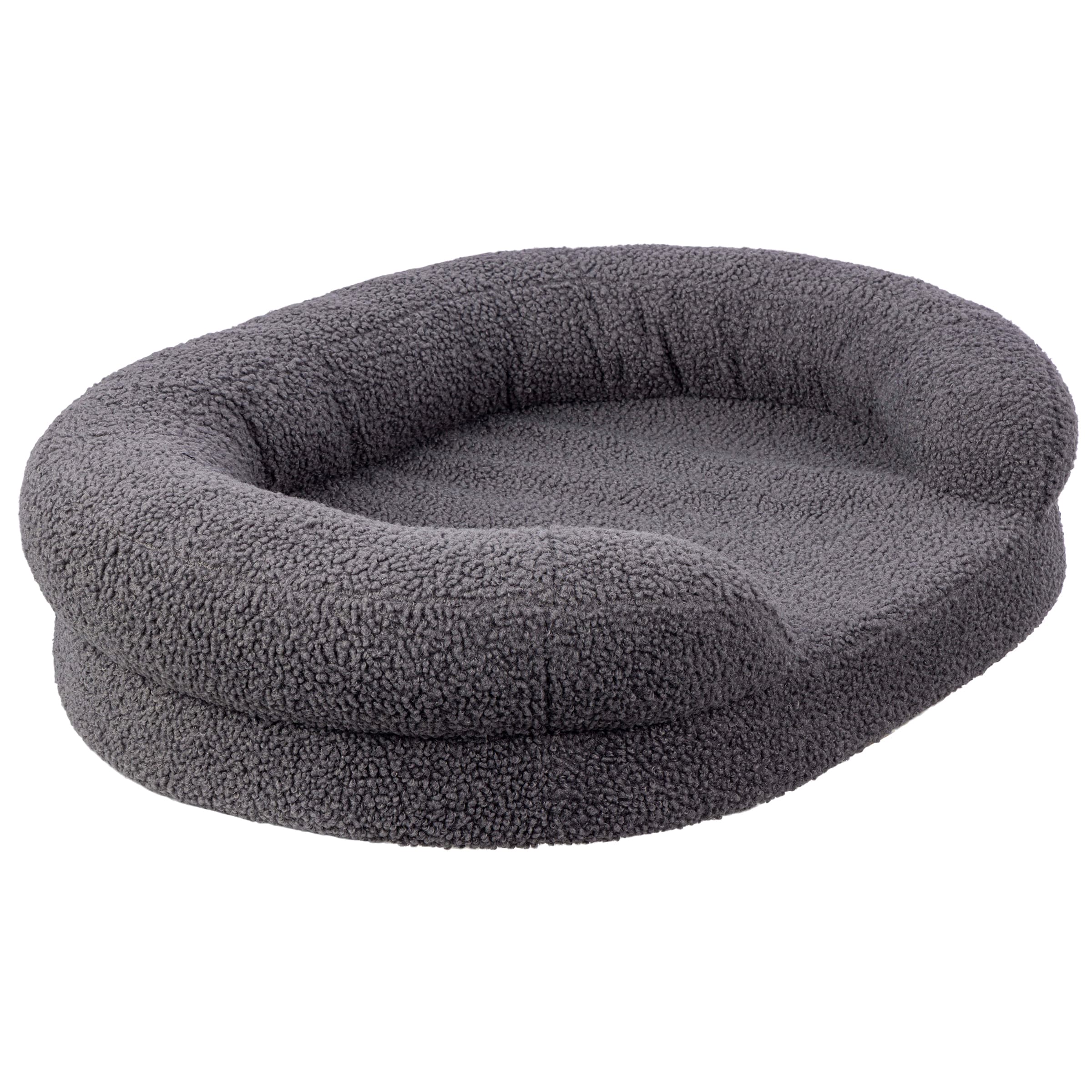 PetMaker - Orthopedic Dog Bed for Small Dogs, 28” x 22” x 6.5” - Gray