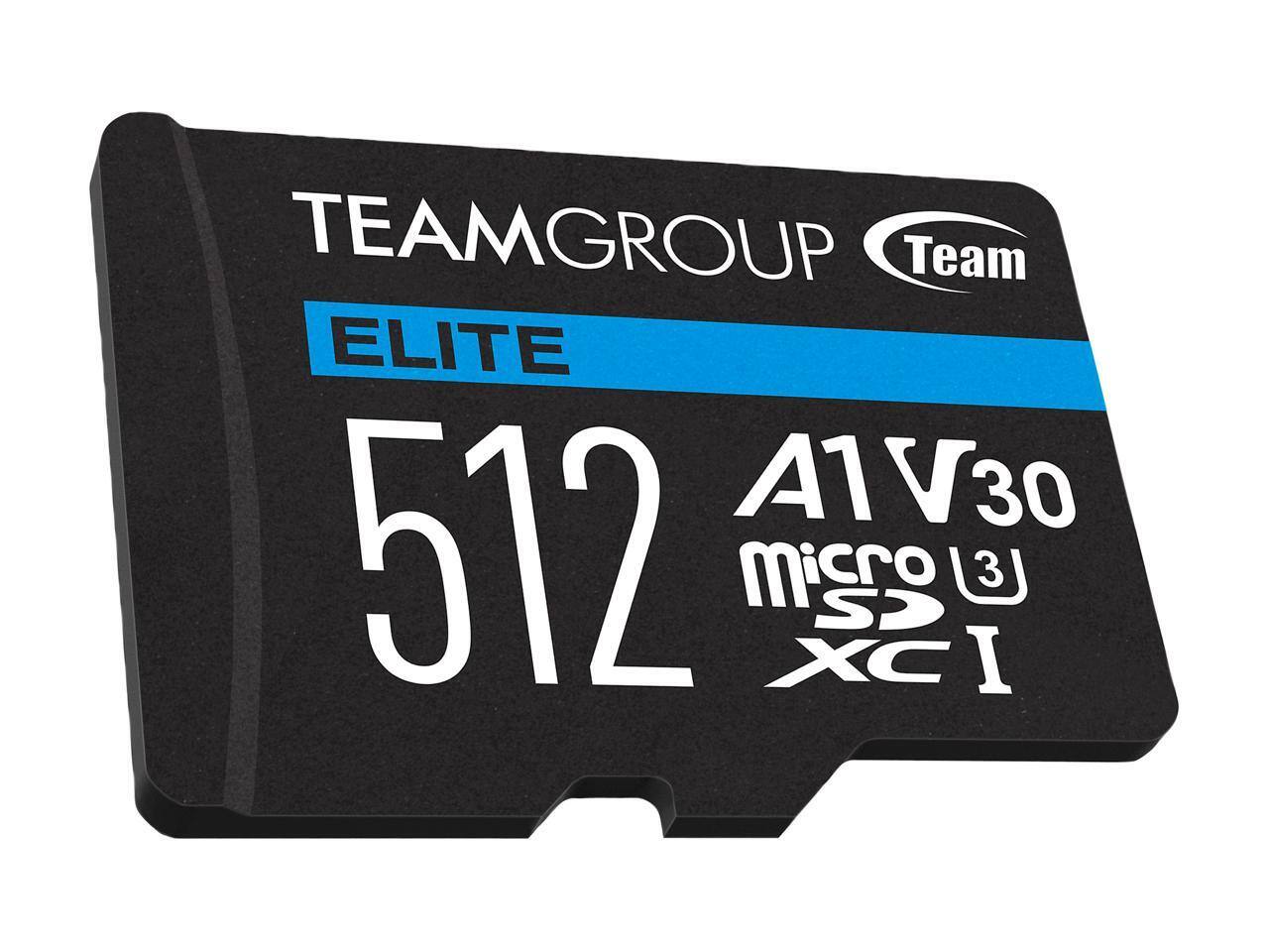 TEAMGROUP Team ELITE 512GB A1 V30 microSDXC I