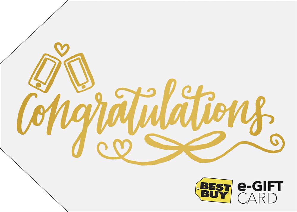 Alt View 12. Best Buy® - $500 To Have And To Hold - Wedding Congratulations Gift Card.