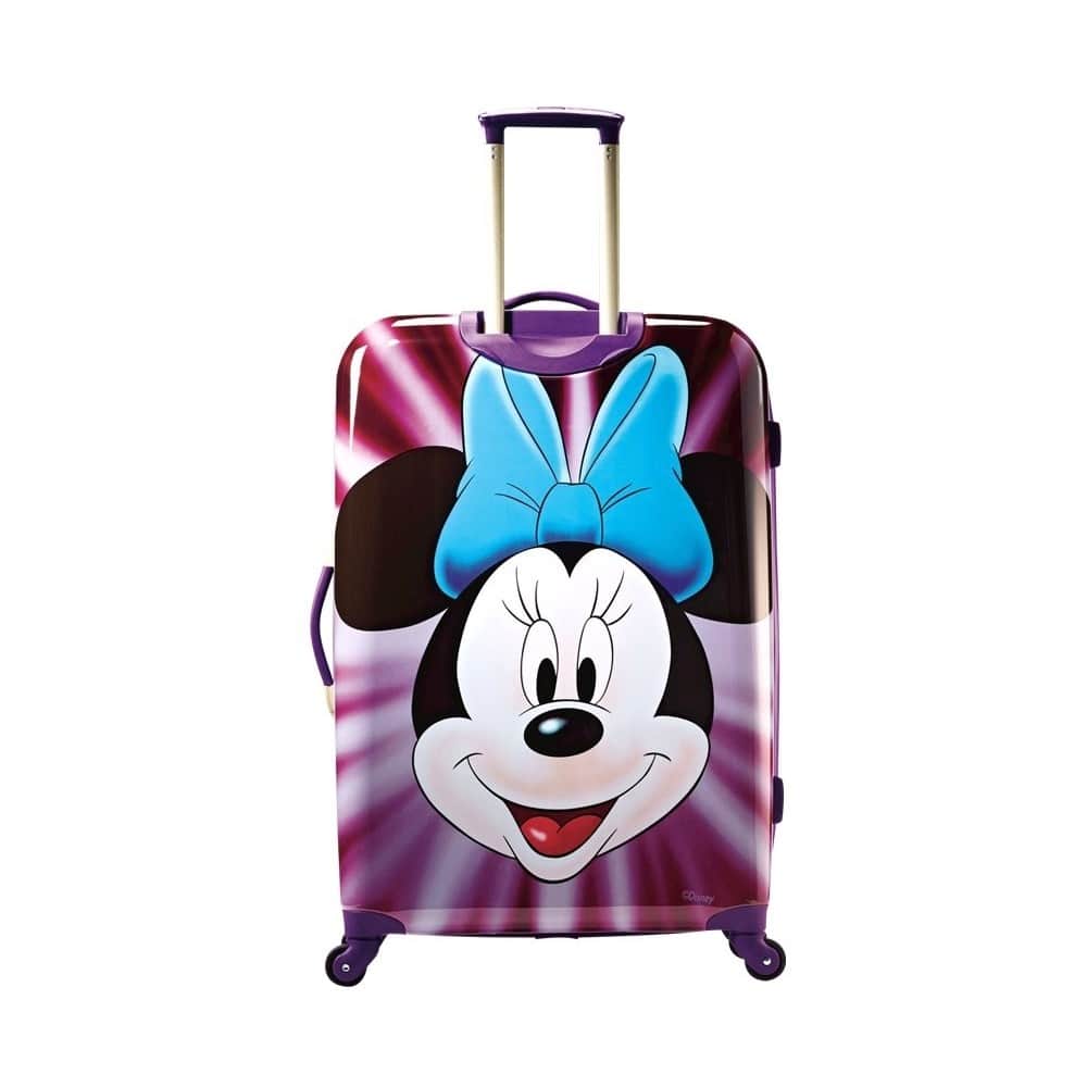 Front. American Tourister - Disney 24" Spinner - Minnie mouse face.