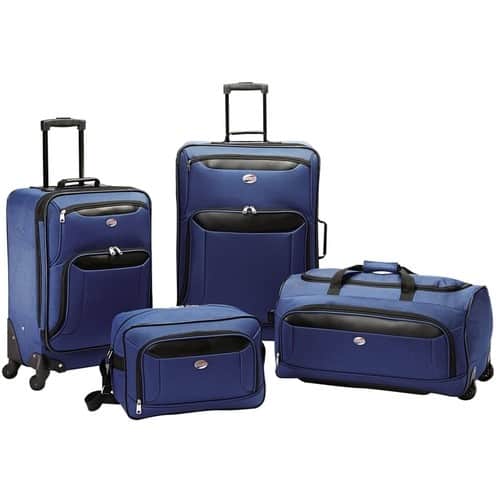 American Tourister - Brookfield Luggage Set - Navy black - Larger Front