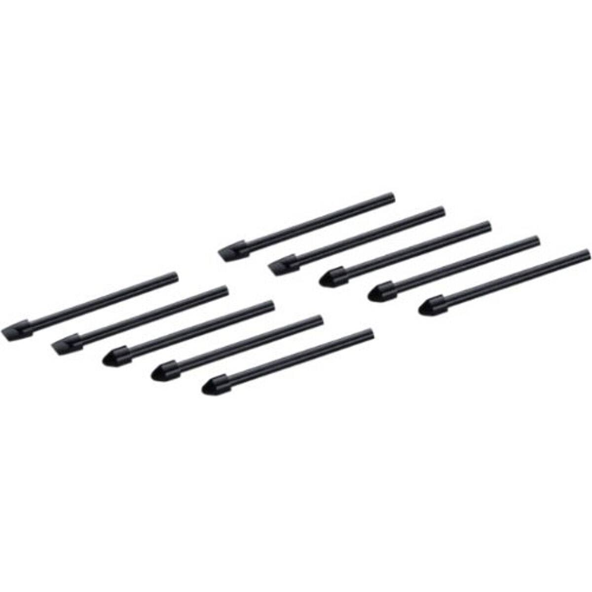 Front. Wacom - Wacom Intuos4 Art Pen Nib Set, 10 Pack - Black.