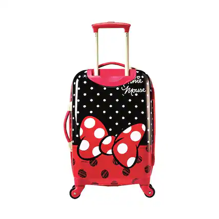 Front. American Tourister - Disney 21" Spinner - Minnie Mouse Red Bow.