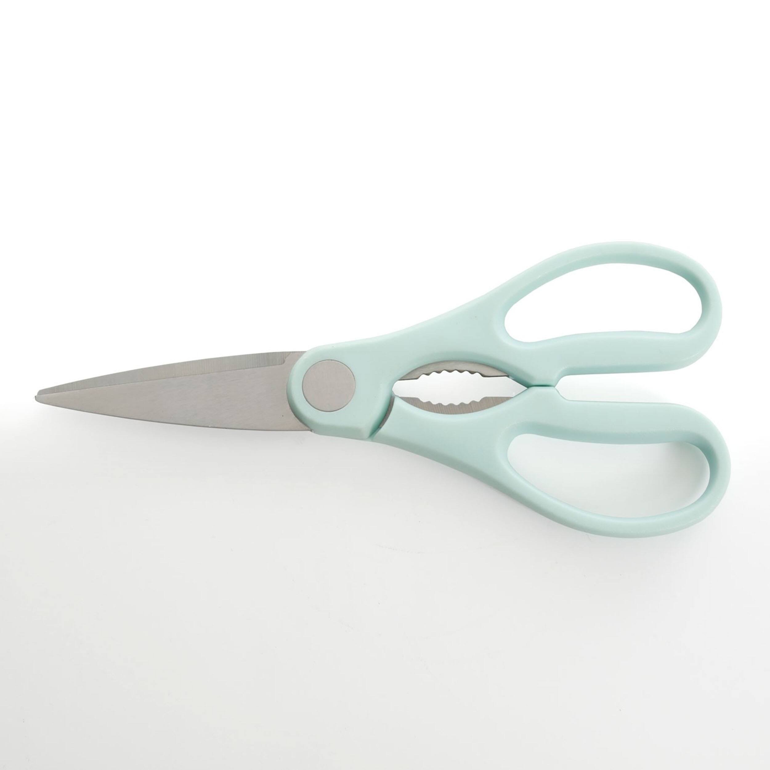 Alt View 2. Kenmore - Kenmore Kane 14 Piece Stainless Steel Cutlery Set in Glacier Blue with Rubber Wood Block - Glacier Blue.