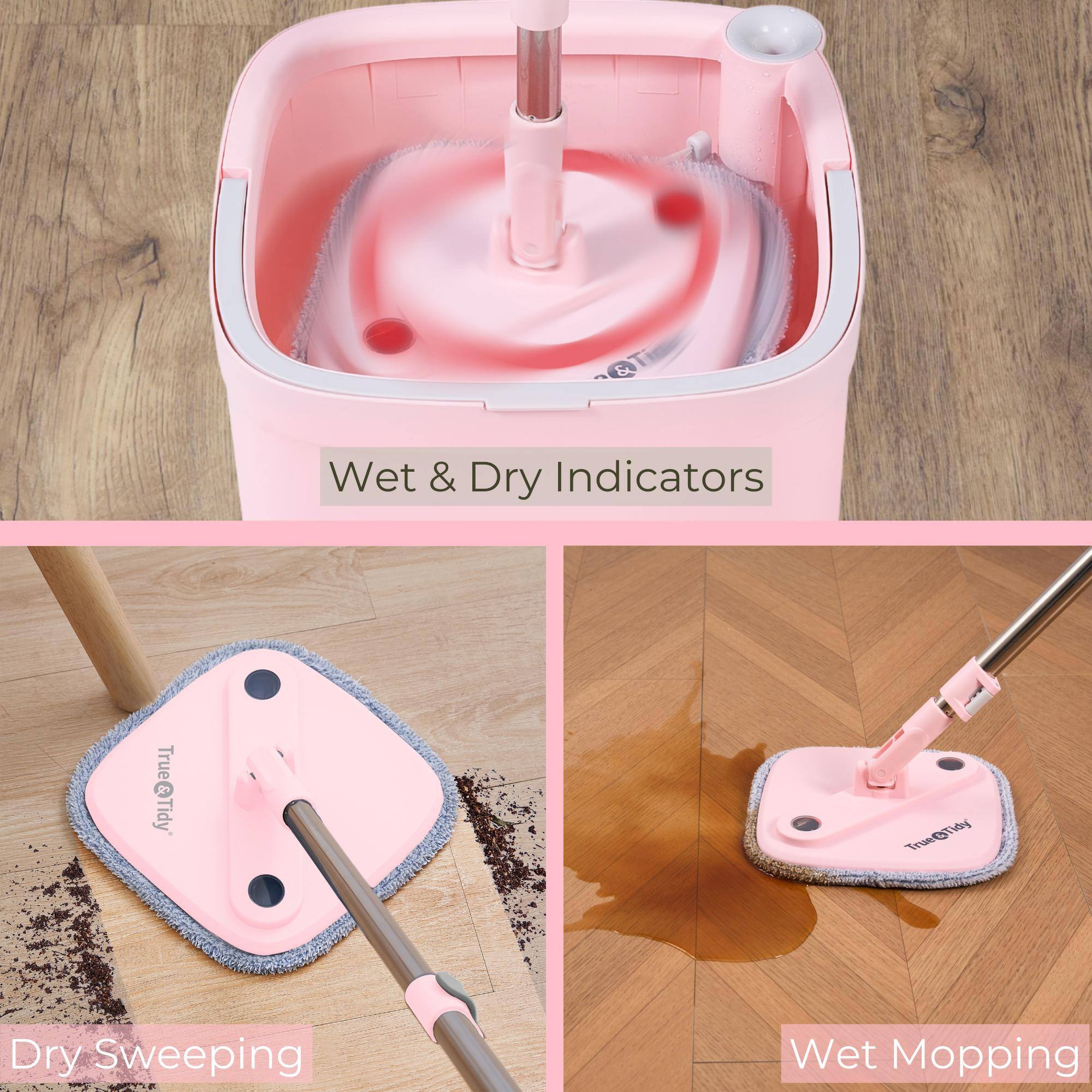 Wet & Dry Indicators

Dry Sweeping

Wet Mopping