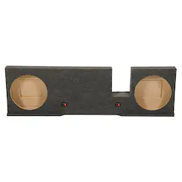 QPower - Dual 12" Subwoofer Enclosure, Sub Box for Ford F-150 SuperCrew 2004-2008