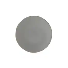 Fortessa - Vitraluxe Dinnerware Heirloom Salad Plate, 8-Inch, Set of 4 - Smoke