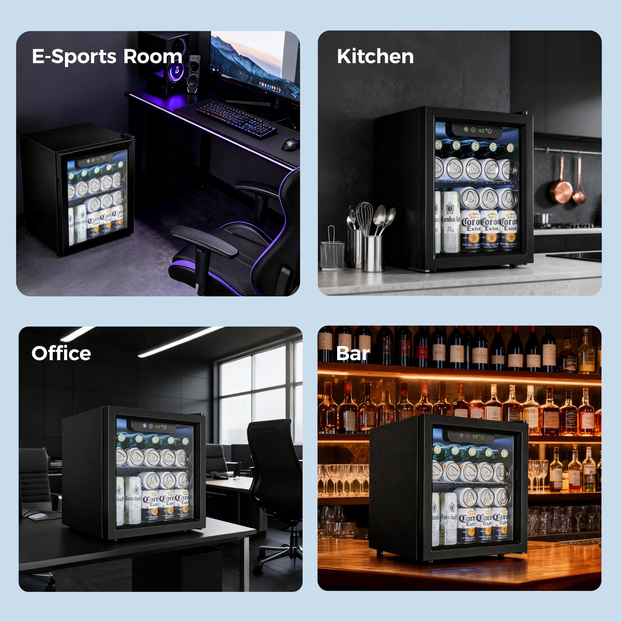 E-Sports Room  
Kitchen  
Office  
Bar