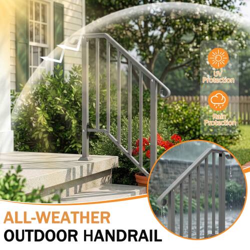 UV Protection, Rain Protection, ALL-WEATHER OUTDOOR HANDRAIL