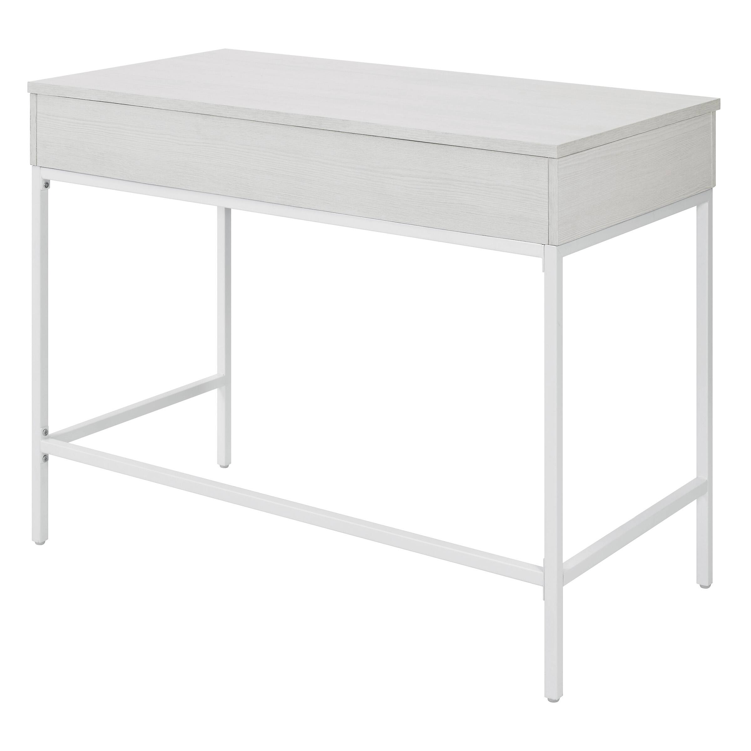 Alt View 11. OSP Home Furnishings - Contempo Sit-To-Stand Desk - White Oak.