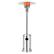 Front. Costway - Costway 50000 BTU Propane Patio Heater Standing Steel with Wheels - Silver.