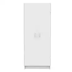 Front. ClosetMaid - ClosetMaid 896700 12.5 x 24 x 59.5 Inch Adjustable 4 Shelf Pantry Cabinet, White - White.