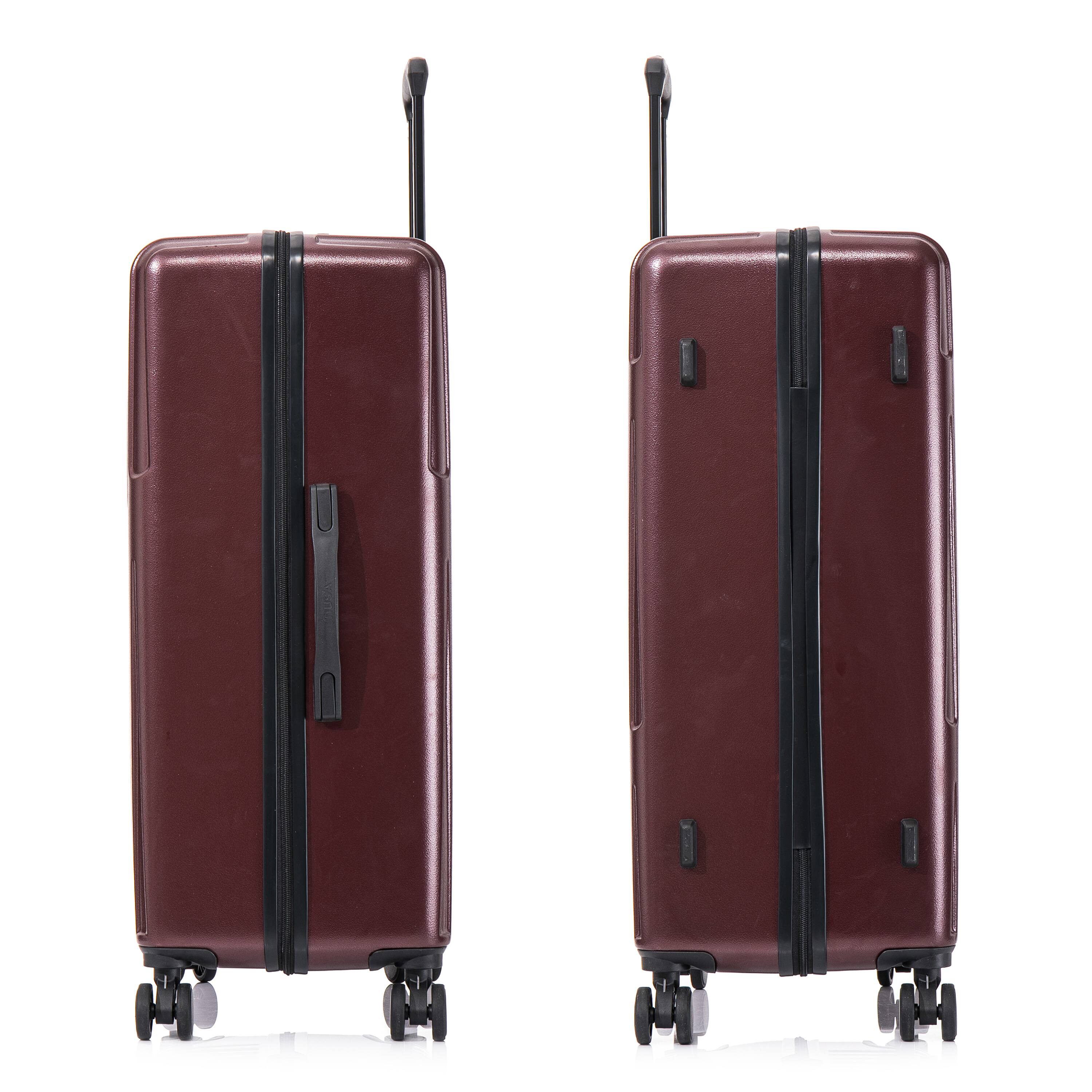 Alt View 1. InUSA - Drip lightweight hardside spinner luggage 28" - WINE.