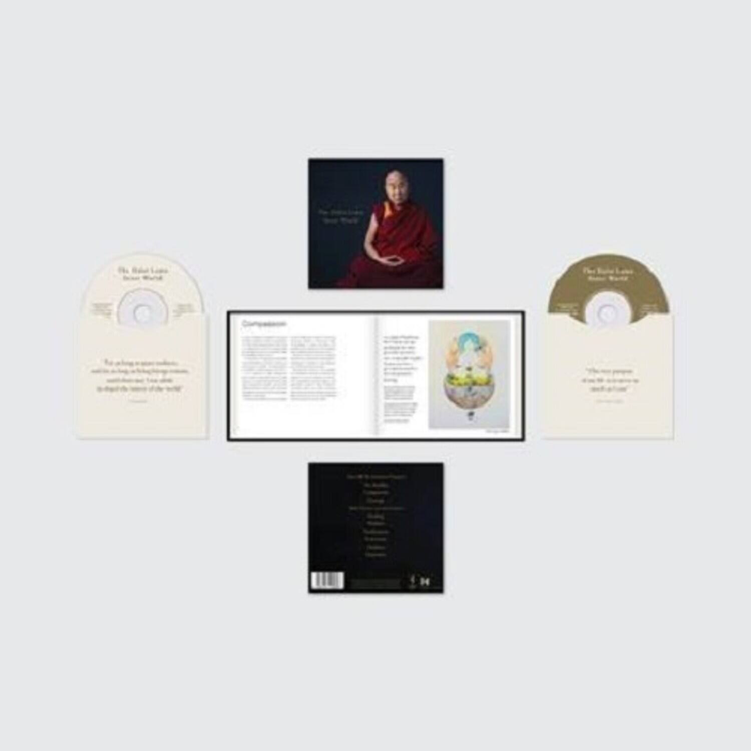 Alt View 1. Dalai Lama - Inner World   - COMPACT DISCS.