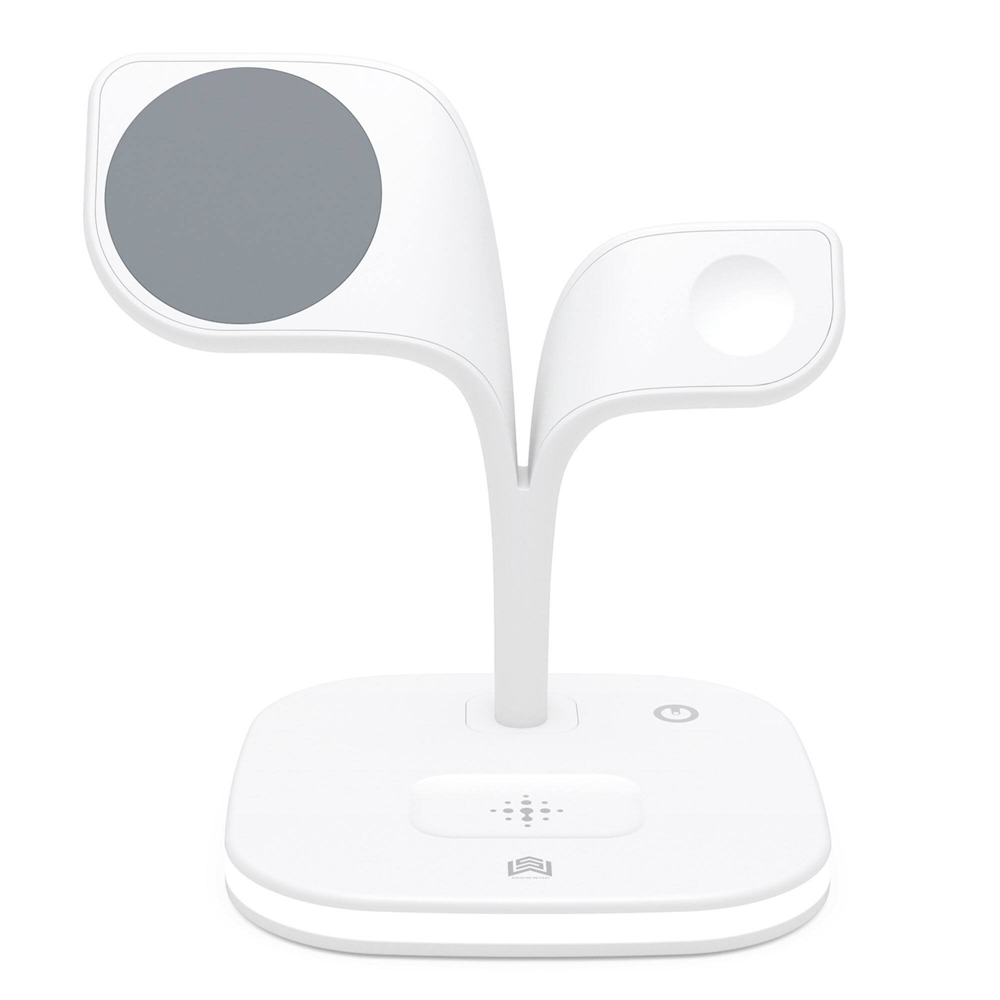 Front. YONWAY - Magnetic Charging Station with Night Light for Multiple Devices, Wireless Charger for iPhone, Apple Watch, AirPods.