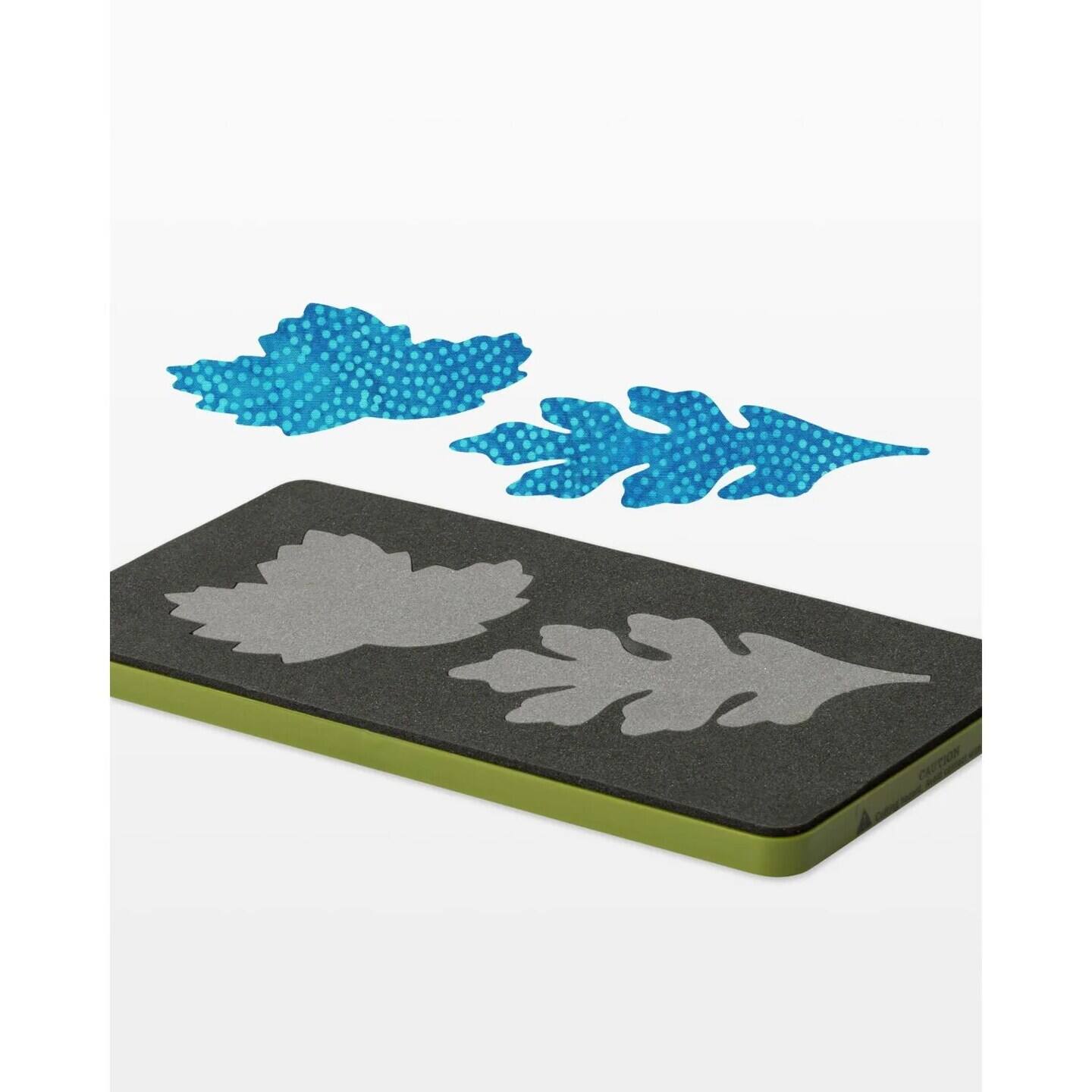 Angle. AccuQuilt - GO! Rustling Leaves #2- Maple and Oak (Large) Die - Multicolor.