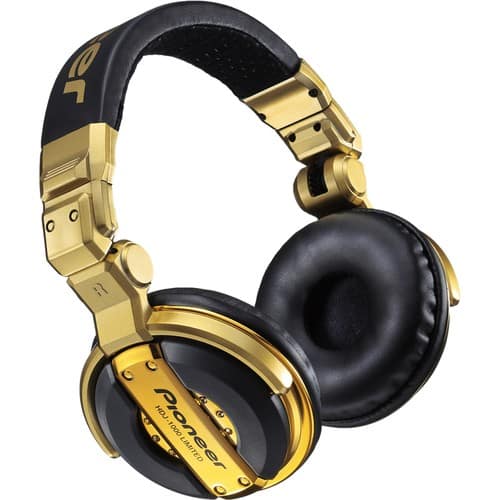 Gold plated online headphones