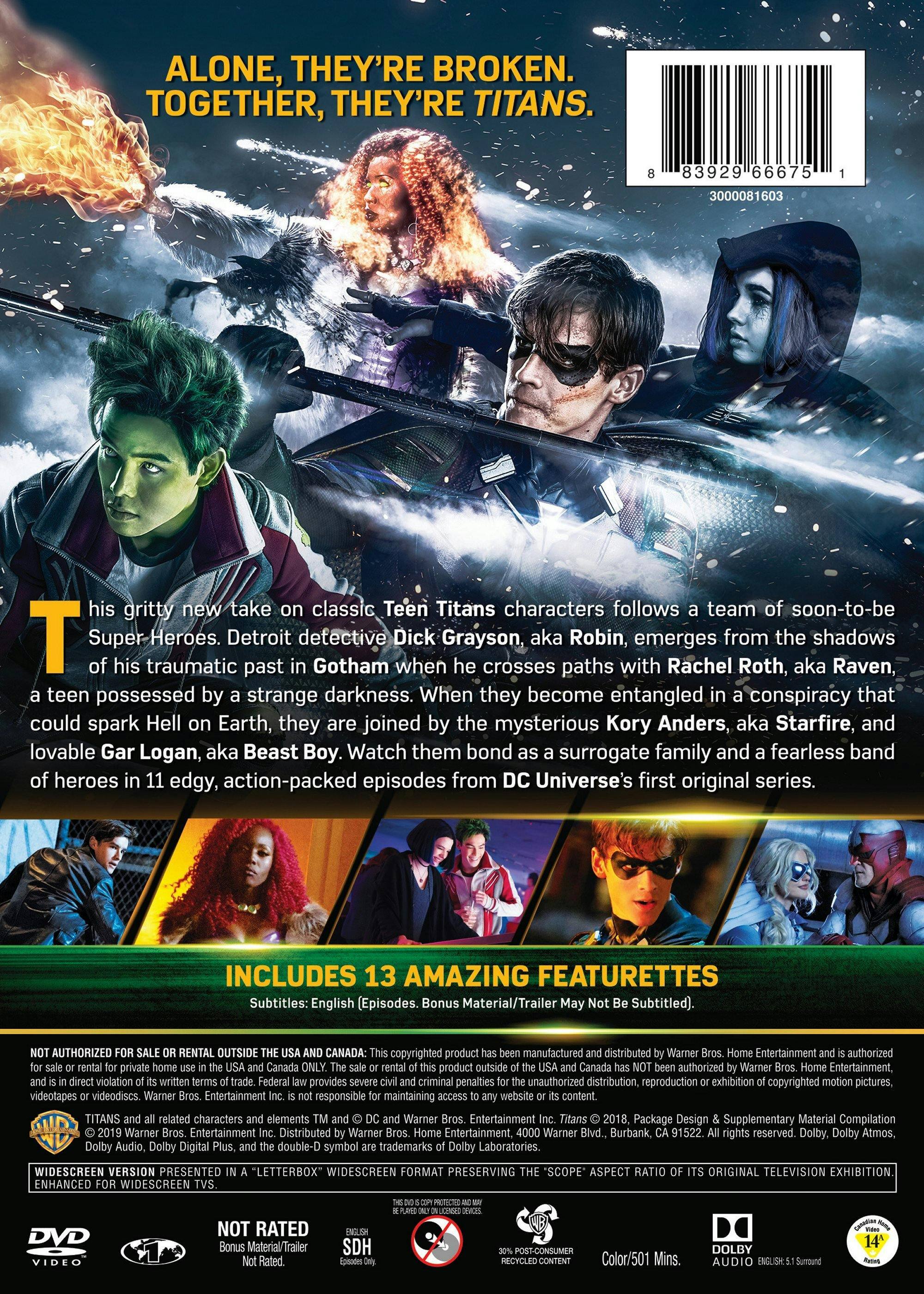 Angle. Titans: The Complete First Season (Box Set) [DVD].