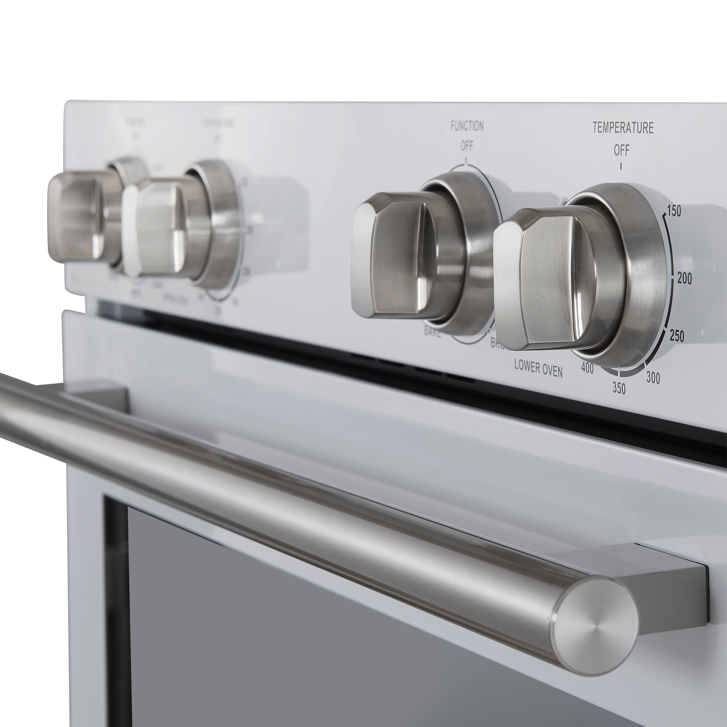 FUNCTION  
OFF  

TEMPERATURE  
OFF  

LOWER OVEN  
300 350 400  

BAKE  
250 300 350 400  

BAKE  
200 250 300 350 400  

BAKE  
150 200 250 300 350 400