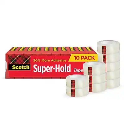 10 PACK
50% More Adhesive
Scotch Super-Hold Tape