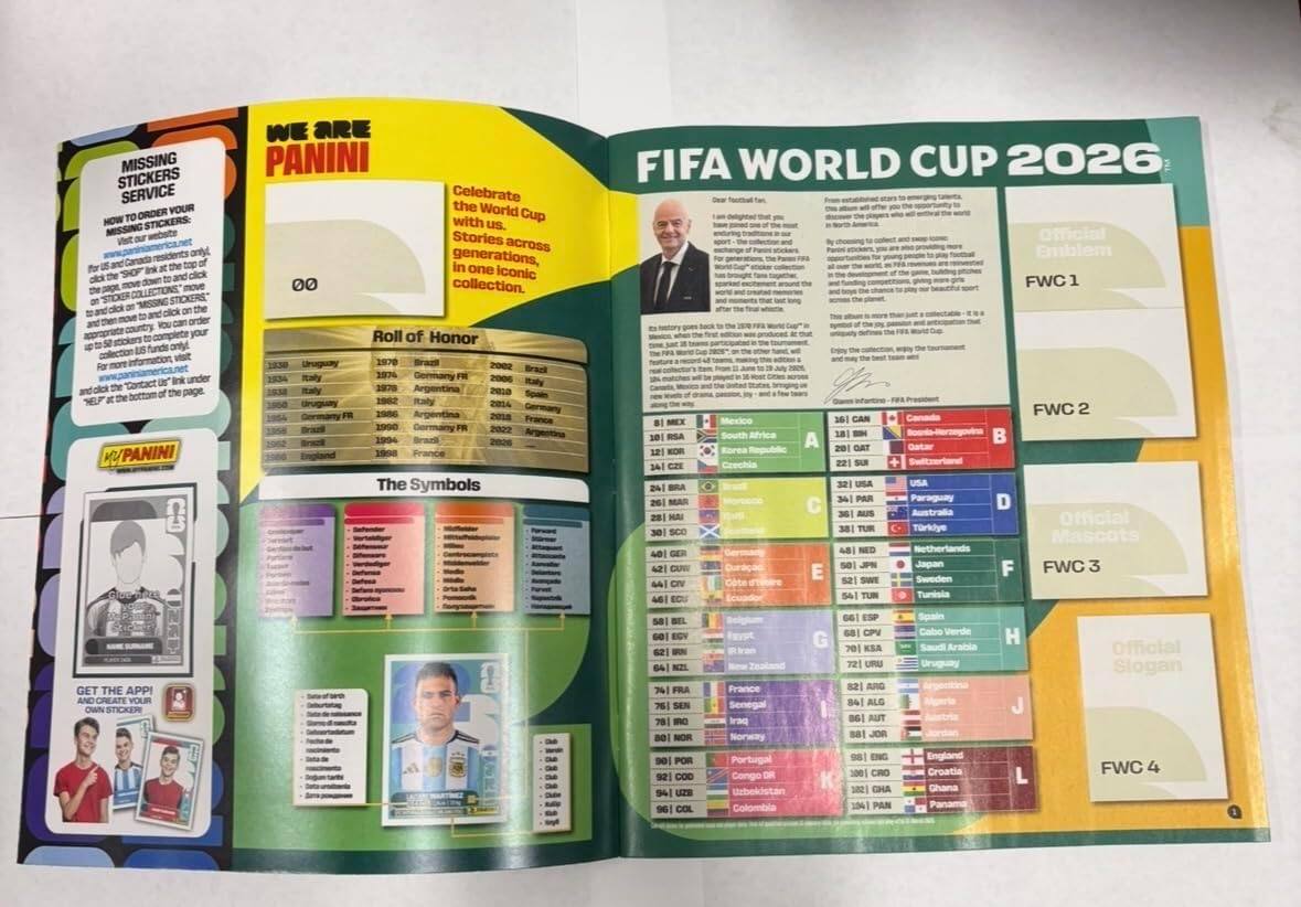 Panini 2026 FIFA World Cup Sticker Collection Album - Best Buy