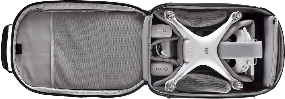Alt View 14. DJI - Backpack for Phantom Drones - Black/gray.