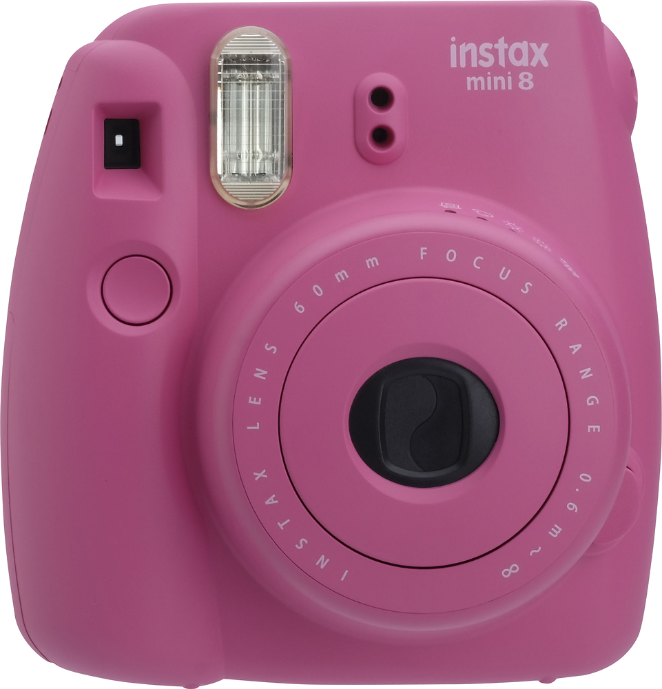 Melodrama krom Veroorloven Best Buy: Fujifilm instax mini 8 Instant Film Camera Hot Pink 600016215
