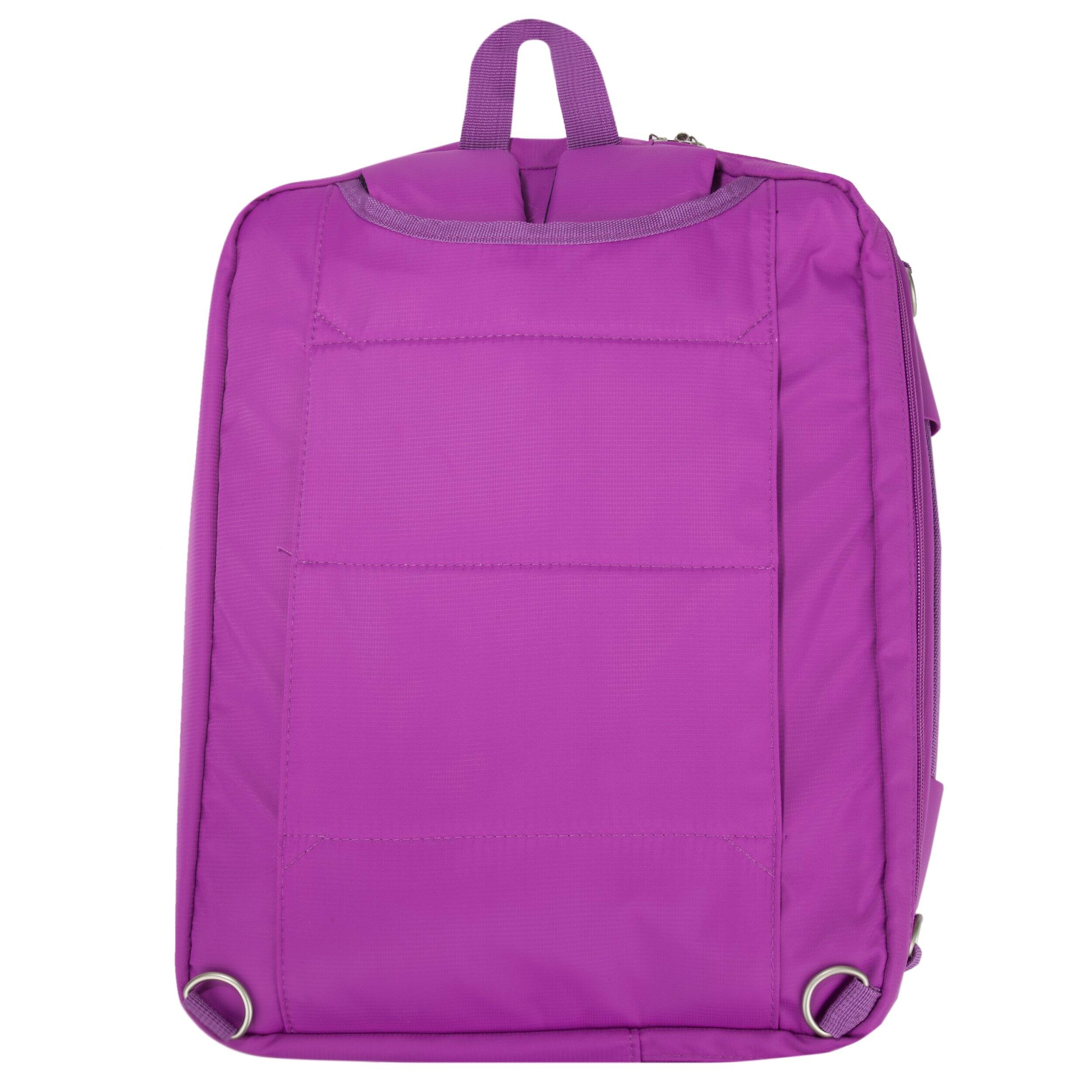 Alt View 3. Vangoddy - 3-in-1 Padded Laptop Bag Messenger Backpack Briefcase Bonni 15-15.6" Laptops Tablets - Purple.