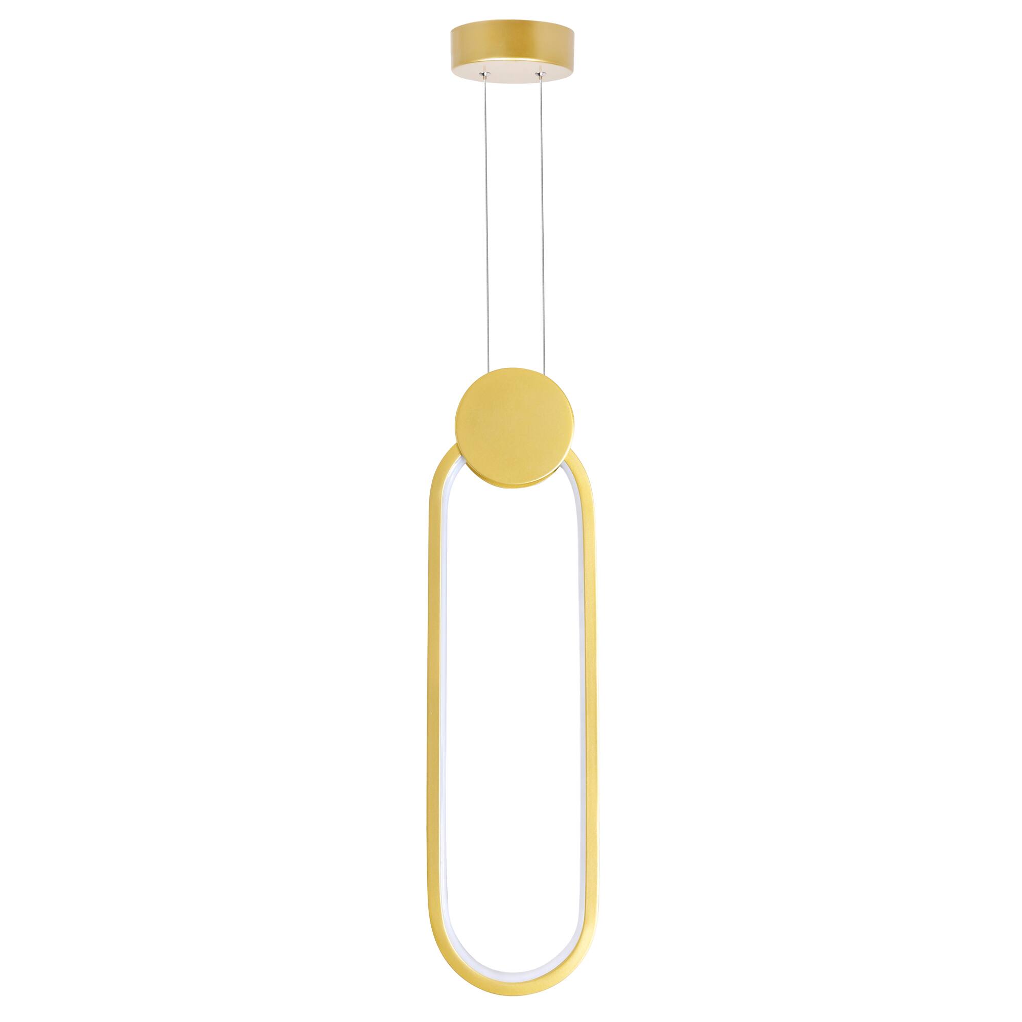 Alt View 1. CWI Lighting - Pulley 4 in LED Satin Gold Mini Pendant - Satin Gold.