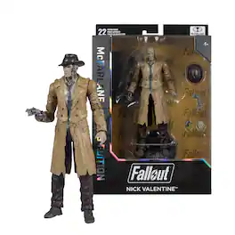 McFarlane Toys - Fallout Nick Valentine 7.1" Action Figure - McFarlane Gaming Edition