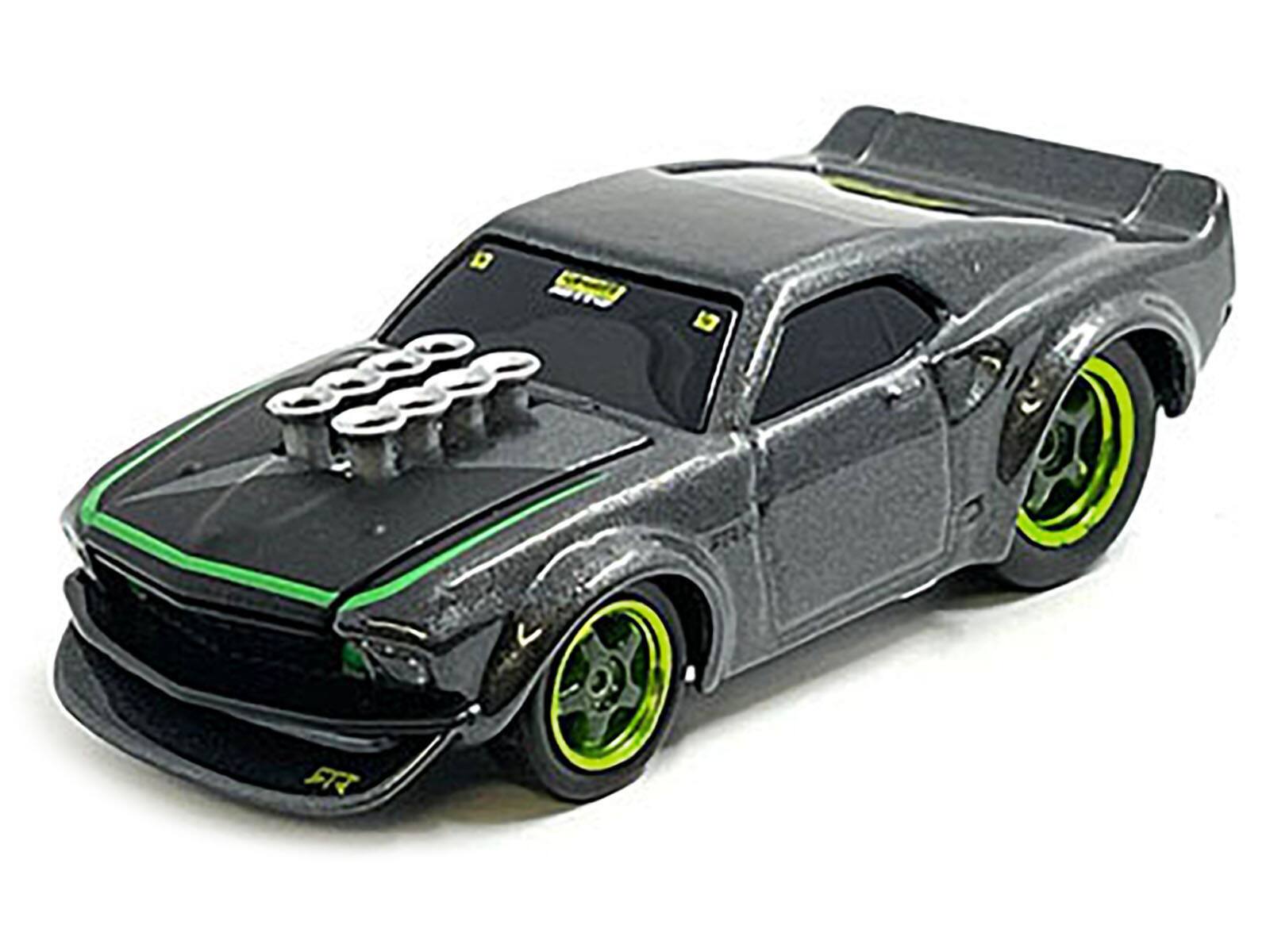 Alt View 1. Muscle Machines - Ford Mustang RTR-X Gray Metallic 1/64 Diecast Model Car by Muscle Machines.