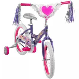 Huffy - DISNEY PRINCESS KIDS' BIKE - 16" WHEELS - TRAINING WHEELS - Purple