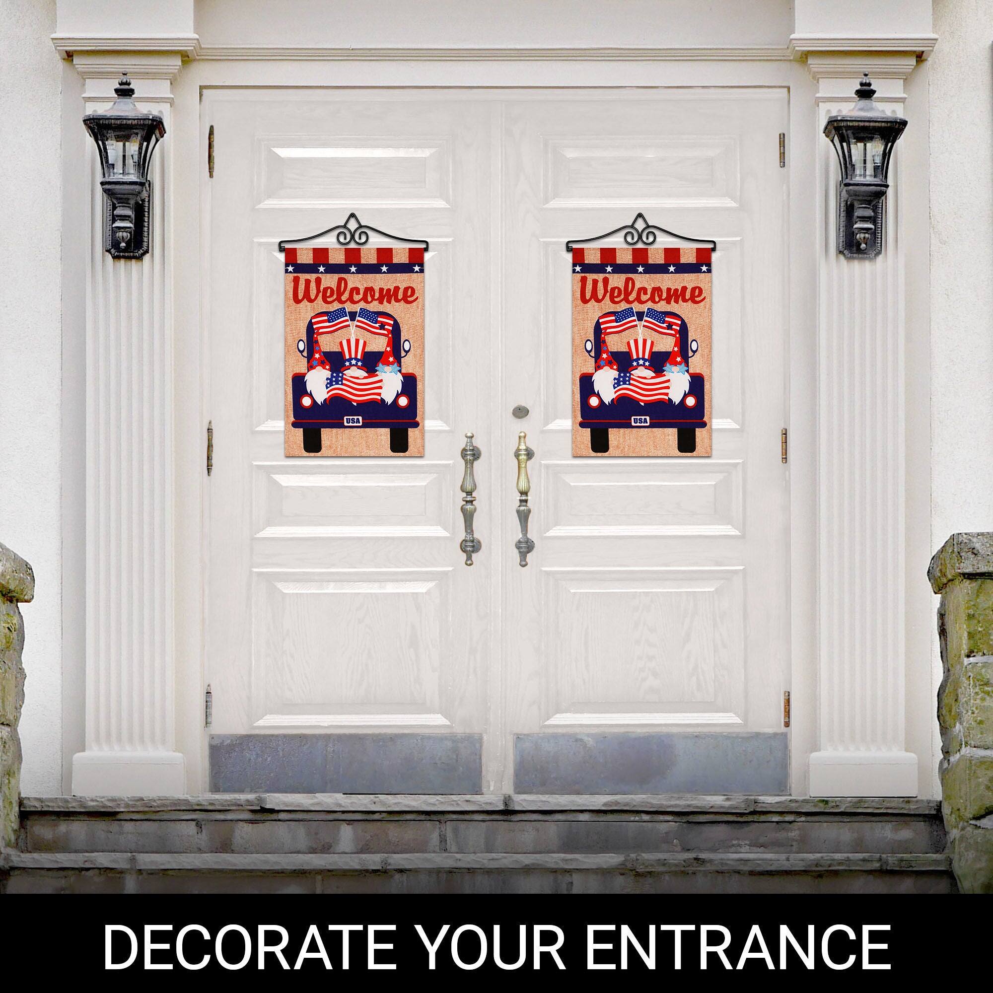 Welcome  
Welcome  

DECORATE YOUR ENTRANCE