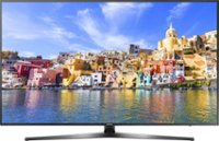 Front. Samsung - 40" Class (40" Diag.) - LED - 2160p - Smart - 4K Ultra HD TV with High Dynamic Range - Black.