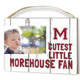 Jardine - Morehouse Maroon Tigers 8'' x 10'' Cutest Little Weathered Logo Clip Photo Frame - White