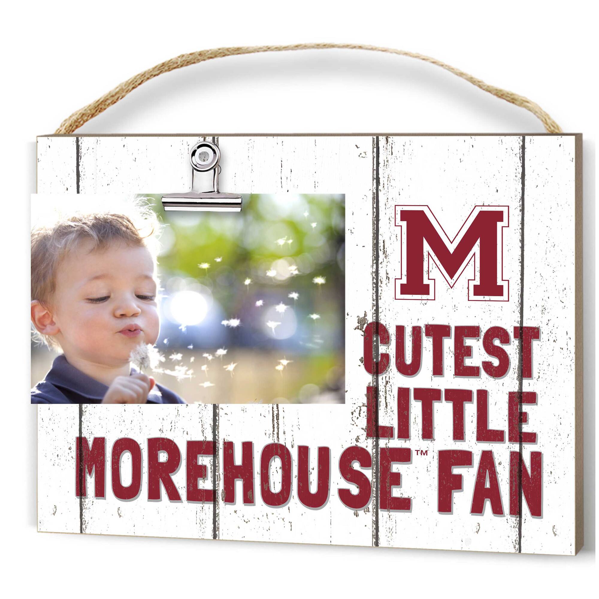 Morehouse Maroon Tigers 8'' x 10'' Cutest Little Weathered Logo Clip Photo Frame