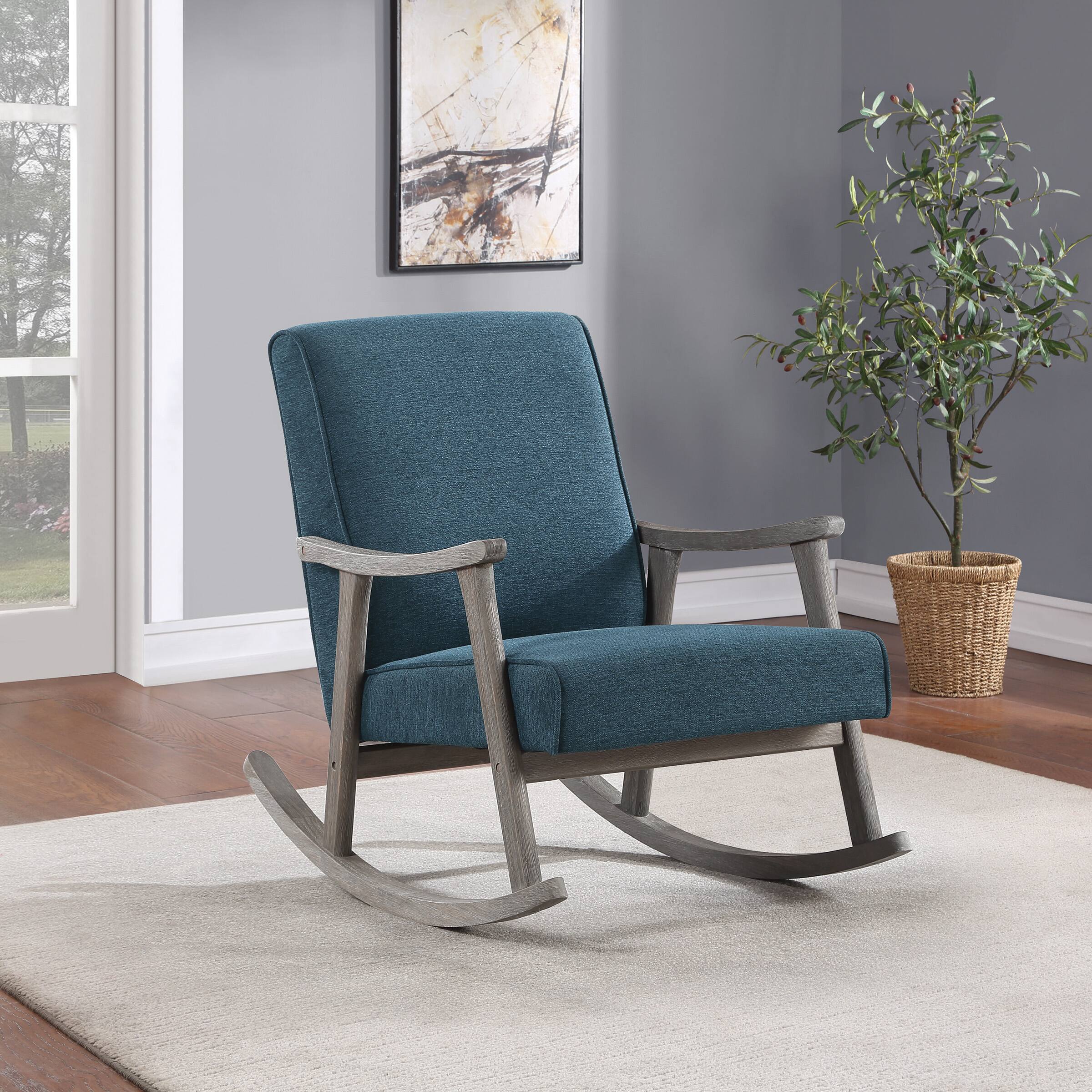 Alt View 14. OSP Home Furnishings - Gainsborough Rocker - Azure.
